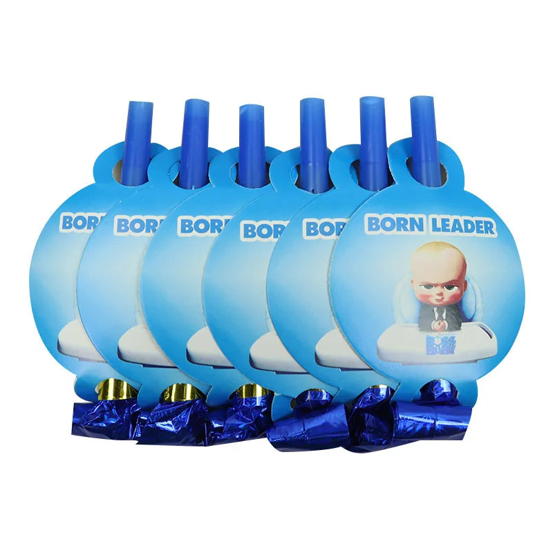 
High quality new design baby boss birthday party supplies disposable party paper plates food grade paper cup 