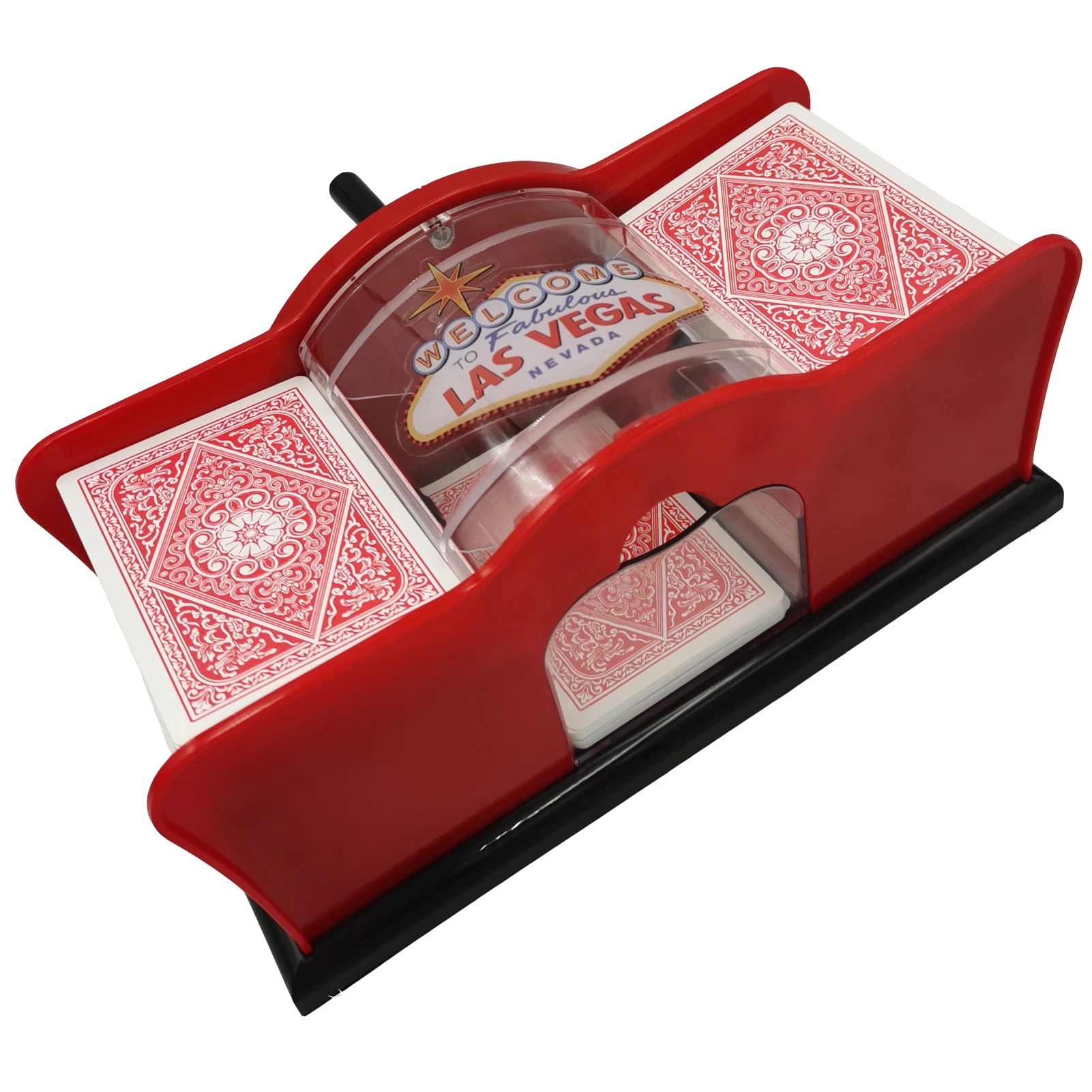 Yuanhe red Casino 2-Deck Hand Manual Card Shuffler card shuffler manual poker card shuffler