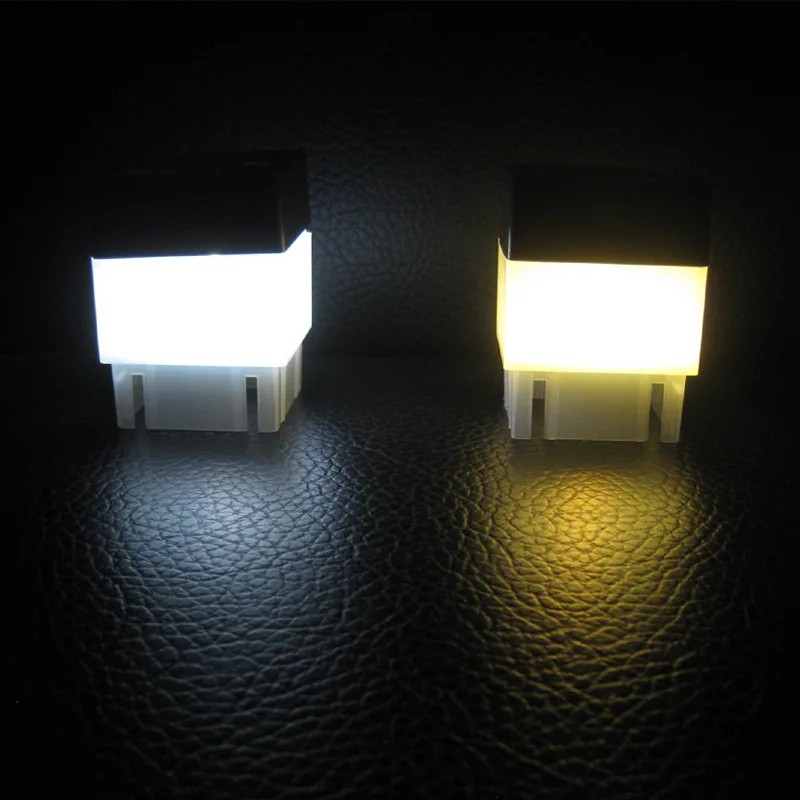 Led Square Solar Fence Light Tube Garden Landscape for Post Deck Lamp Bollard Gate Pillar