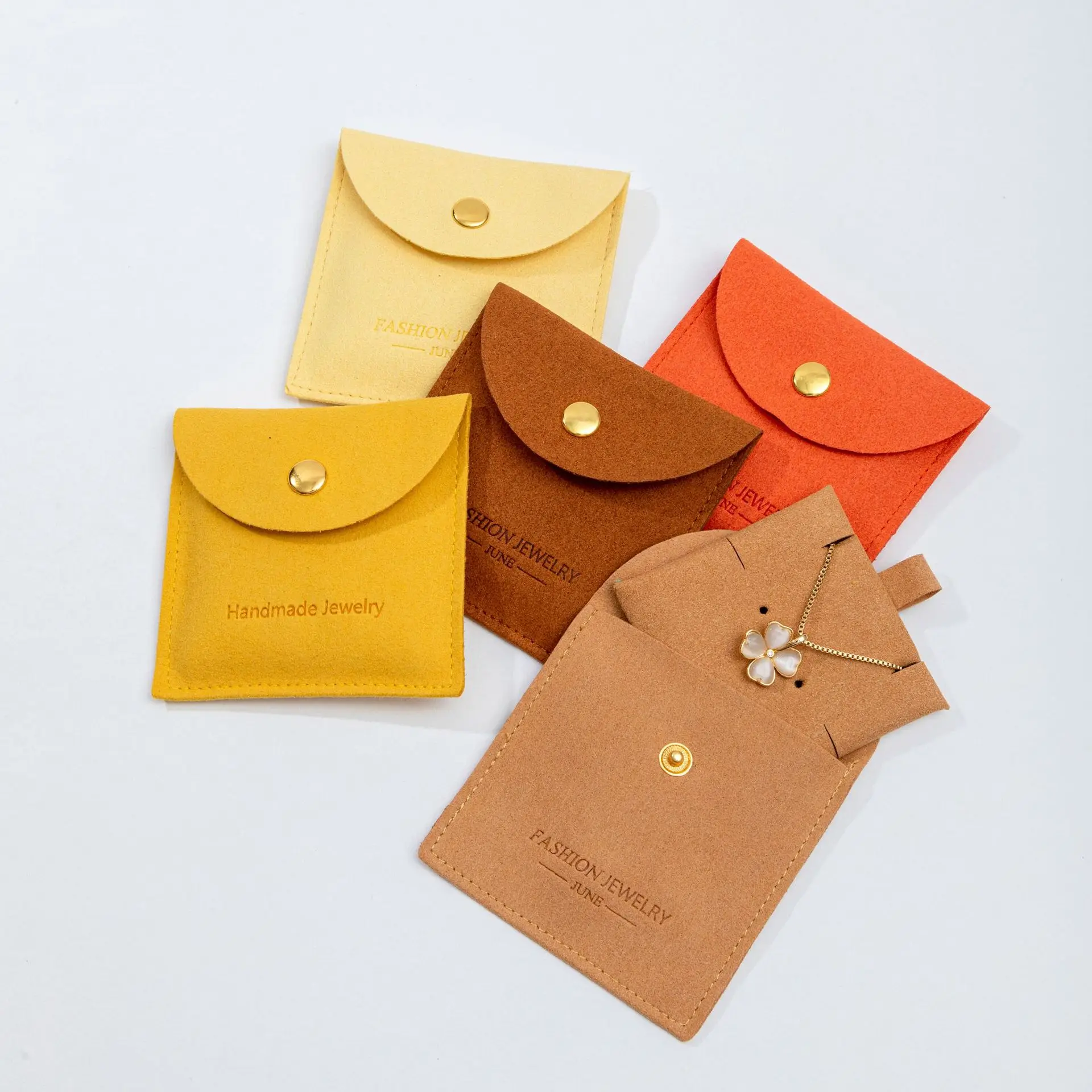 Custom Logo Microfiber Dust Jewelry Packaging Pouch Bag