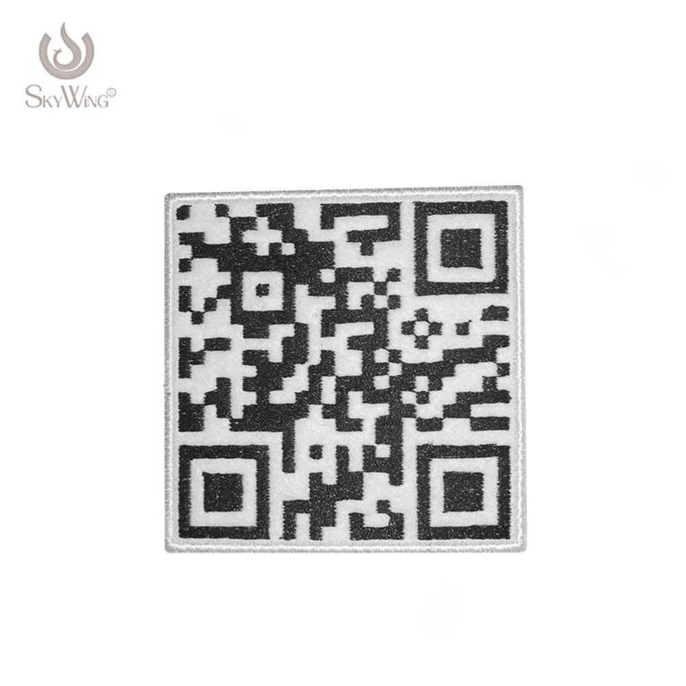 Новинка 2022 забавные нашивки с QR-кодом индивидуальные на заказ