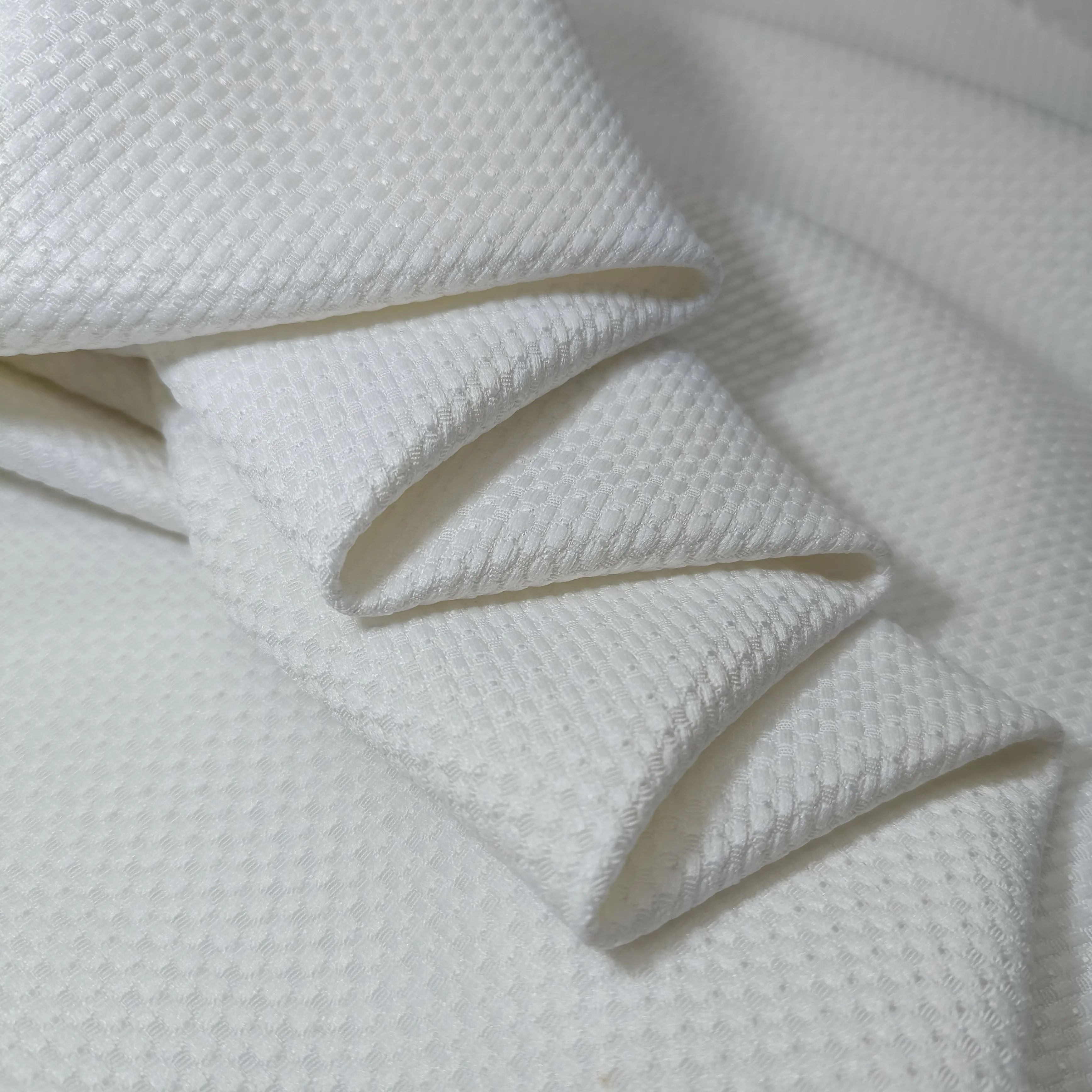 100% polyester white jacquard sofa fabric furniture upholstery fabric in stock