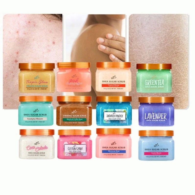 High Quality OEM ODM Korean Skin Care Product Fruit Lotion Vitamin C E Serum Facial Cream Sugar Scrub Face Dark Spot Body