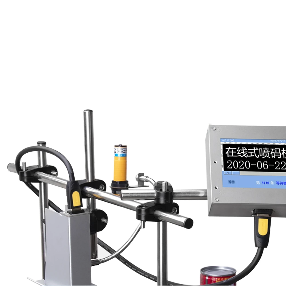 New Arrival Product Date Numbers Inkjet Printer Machine Online on Wire Plastic Bag Bottle Box Paper Batch Code