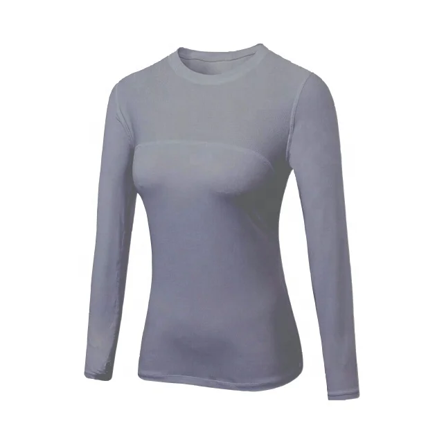 Ladies Womens Stretchy Base Layer Thermal Top Underwear