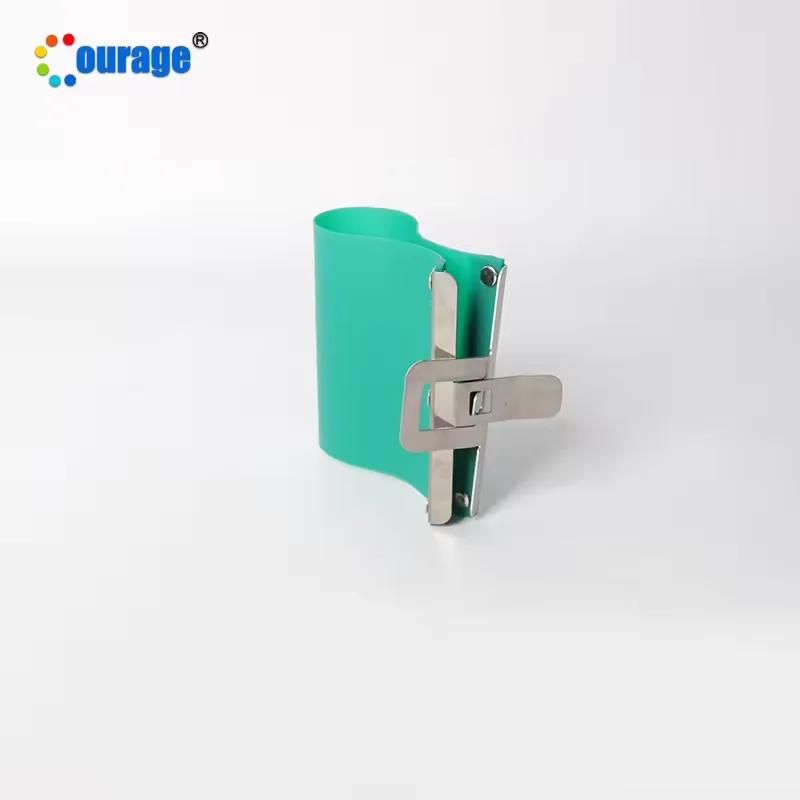 Green 11oz 3d silicone silicone mug wrap clamp accessory  for sublimation