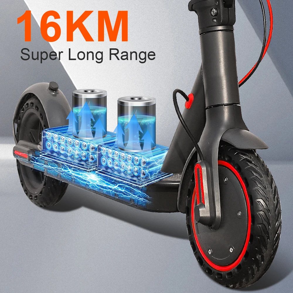 TUYA  scooter powerful Kickscooter for adults 350w cool design LED screen  electric scooter with bluetooth
