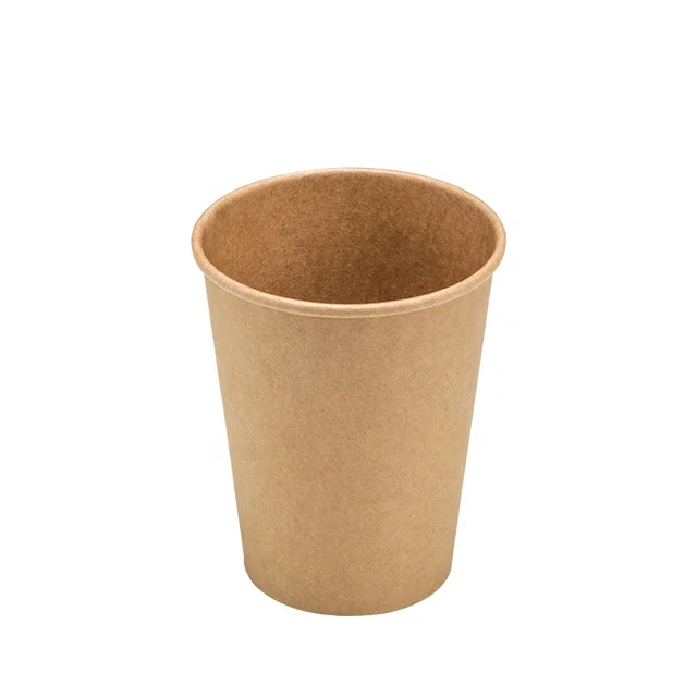 
High quality single wall paper cup 8oz 12oz 16oz 20oz coffee hot drink cup disposable kraft paper cup 
