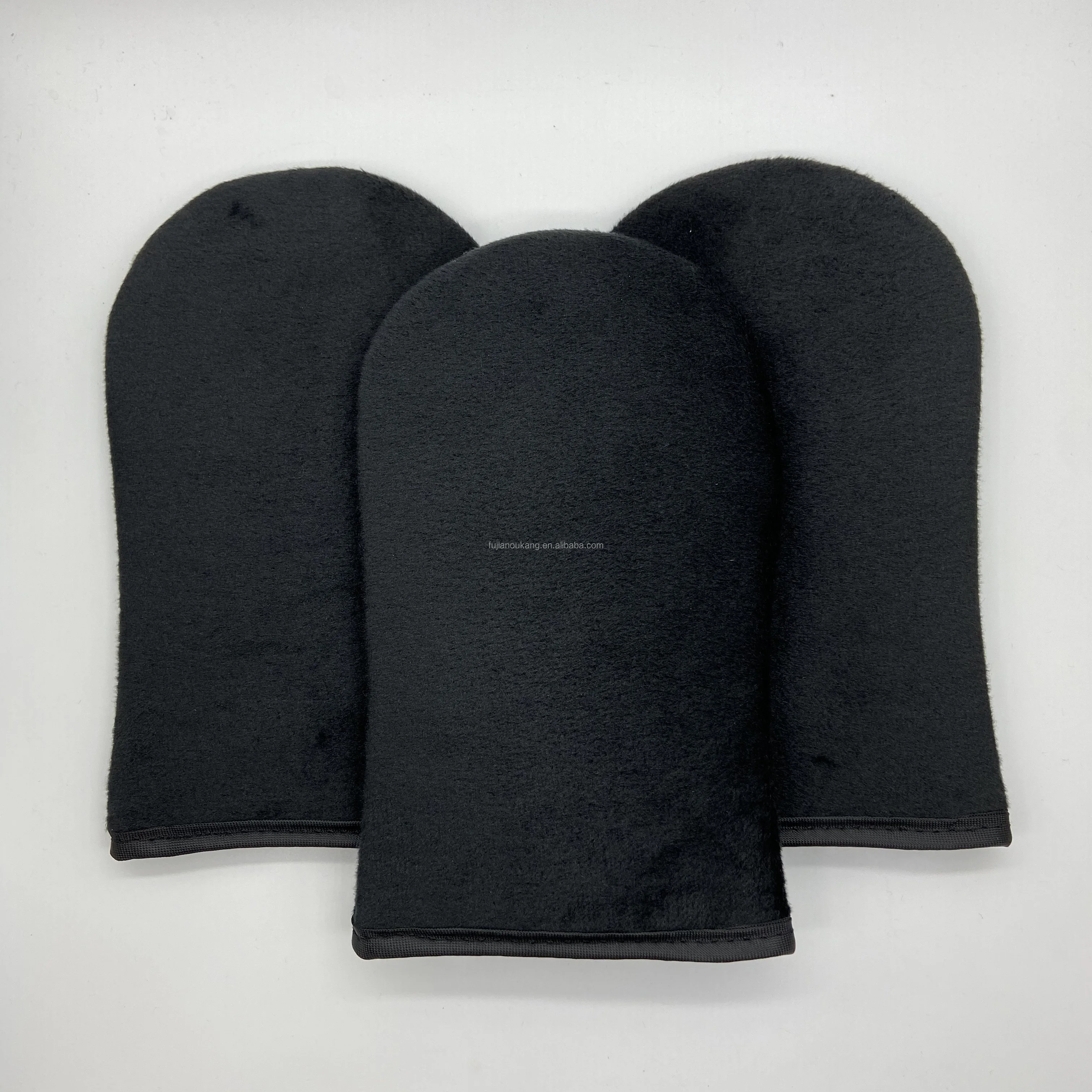 Custom LOGO Private Label Tan Applicator Glove Sunless Tanning Mitt Back