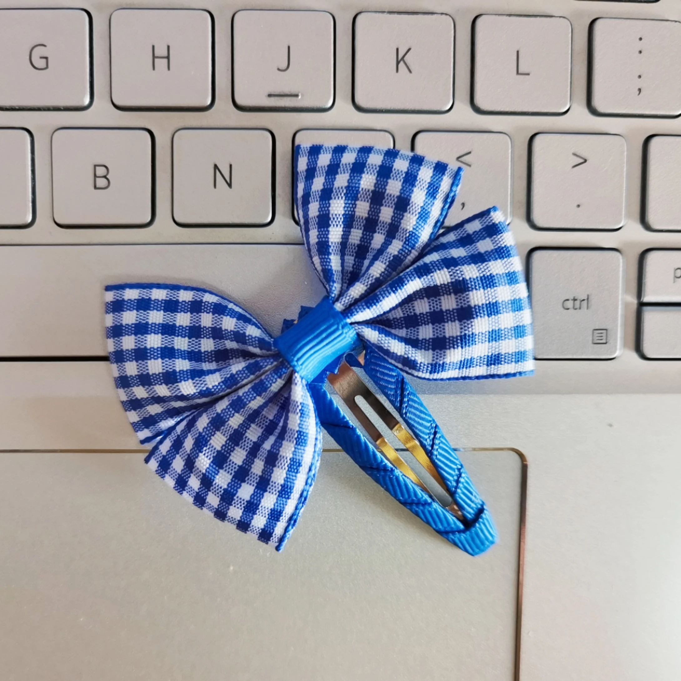 2.5 inch Bow BB snap hair clip simple style grosgrain ribbon hair bow accessories for kids baby