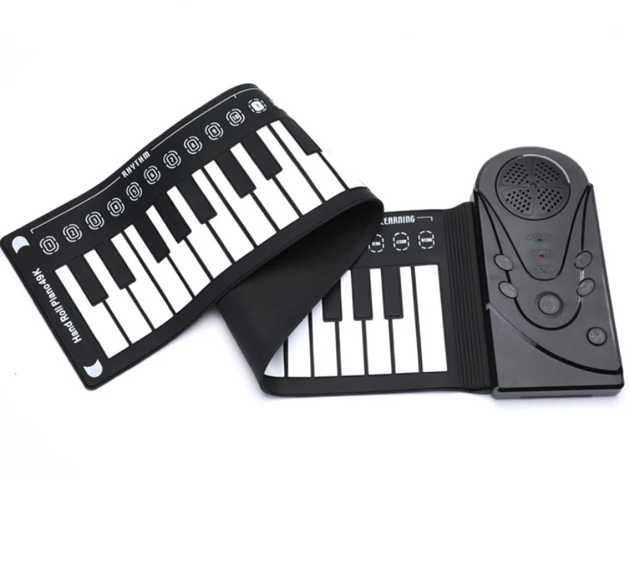 Custom Foldable Music Eduction 88 key Piano Keyboard 88 key silicone piano keyboard  Roll Up Piano keyboard