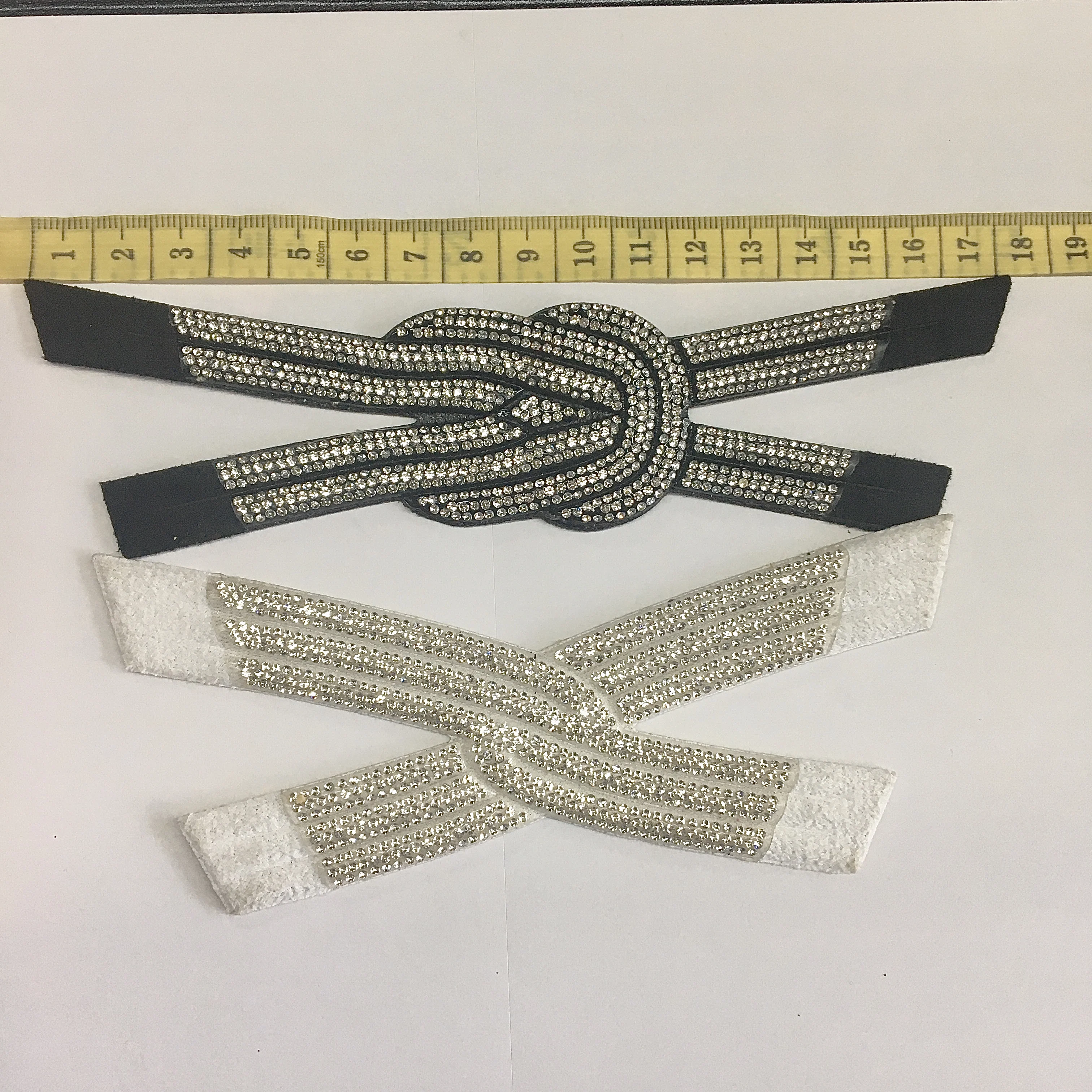 capellada  2024 Rhinestone kid size shiny diamond shoe accessory for Sandals Upper