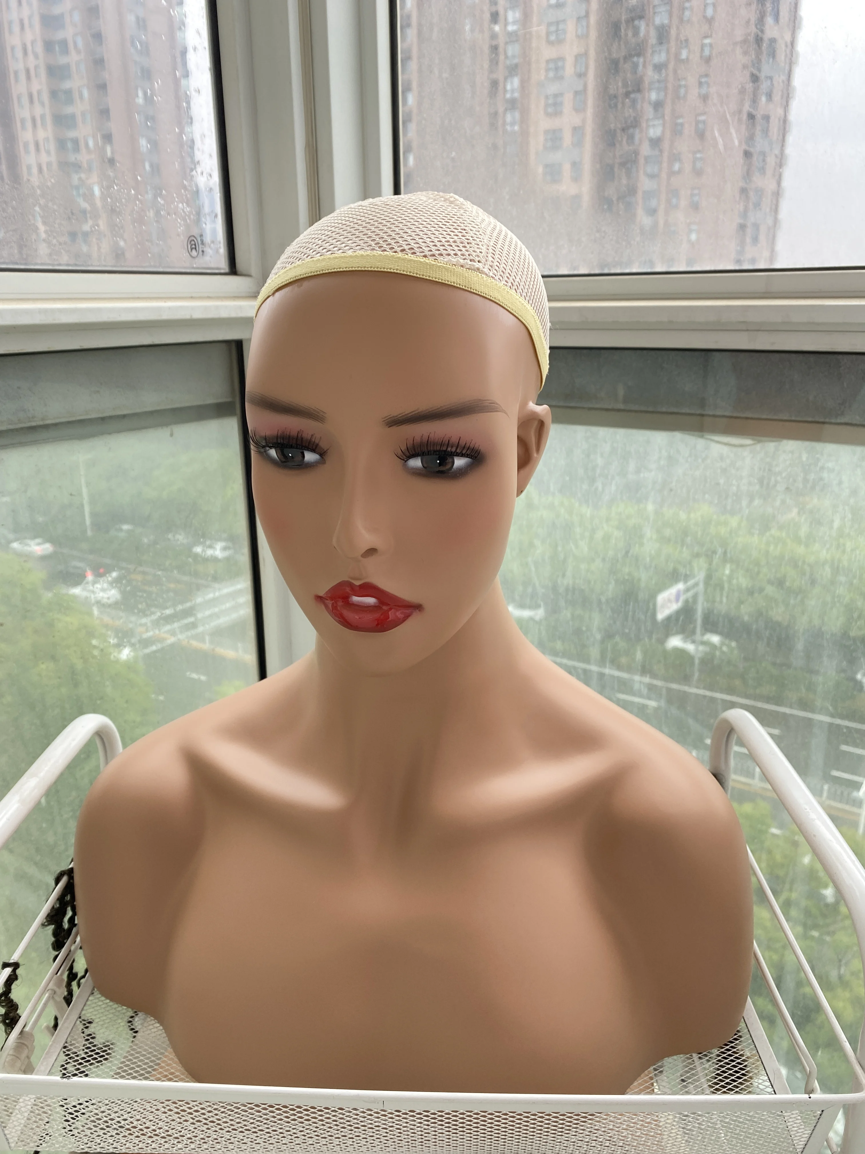 mannequin Head Bald Wig Display Stand Afro mannequin Shoulder and Bust Realistic Female Body Women PE Maternity mannequin  Head