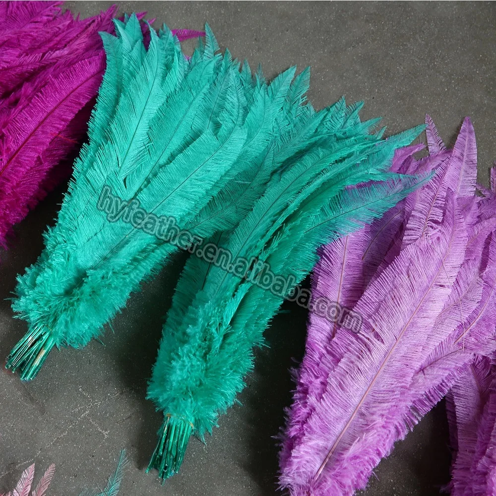 50cm Nandu Ostrich Feathers for Party Home Wedding Vase Decor DIY Craft Floral Hat Fascinator Millinery Headwear Accessory