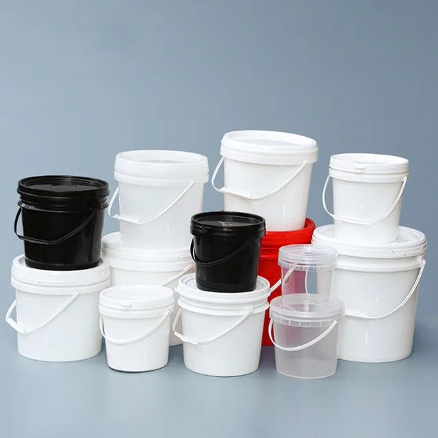 Wholesale 200ML-25L Square Plastic Buckets With Handle