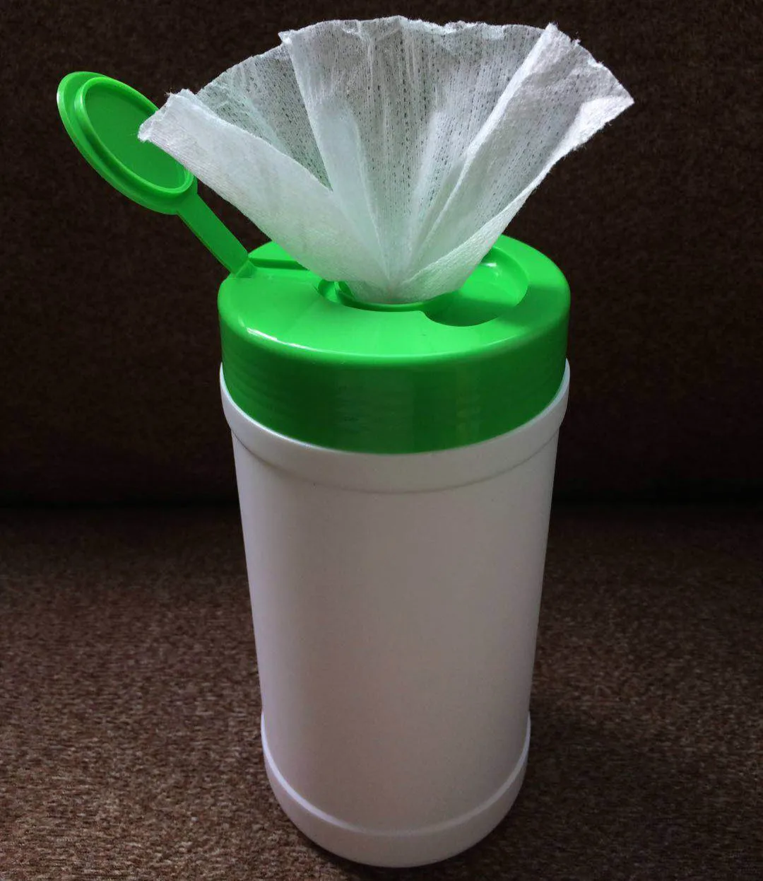 Reusable Spunlace Nonwoven Dry Wipes Rolls In plastic Canister Bottle Bucket Tub