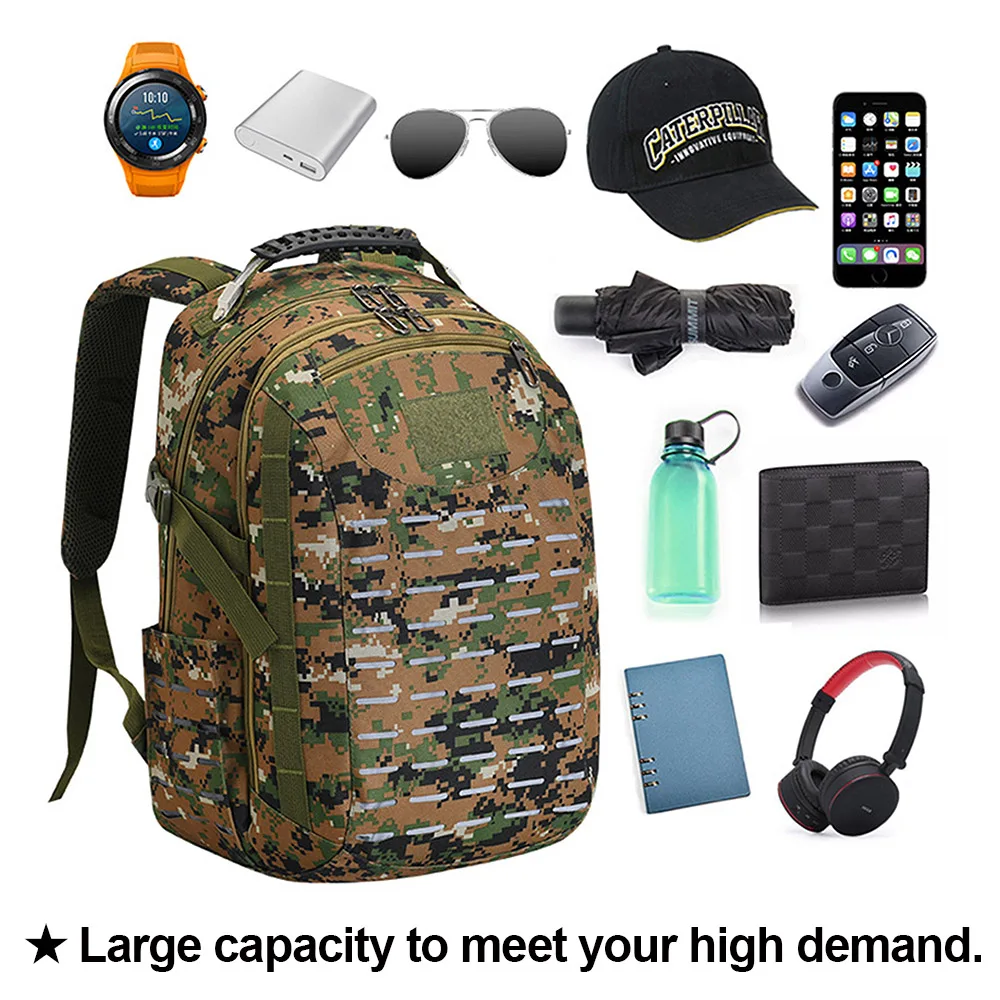 Outdoor Tactics MOLLE Backpack Sports Mountain Hunting bag Camouflage Travel Hiking backpack Camping Oxford cloth backpack