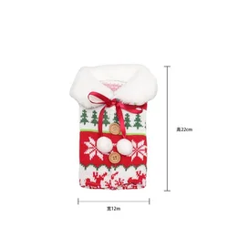 Hot Sale Christmas Red Wine Bottle Set Christmas Tree Snowflake Beer Bottle Set Christmas Knitted Sweater