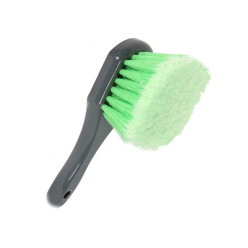 AUTO TIGER Green PP hair Car Tire Wheel Washing Cleaning Detailing Brush For Auto Care