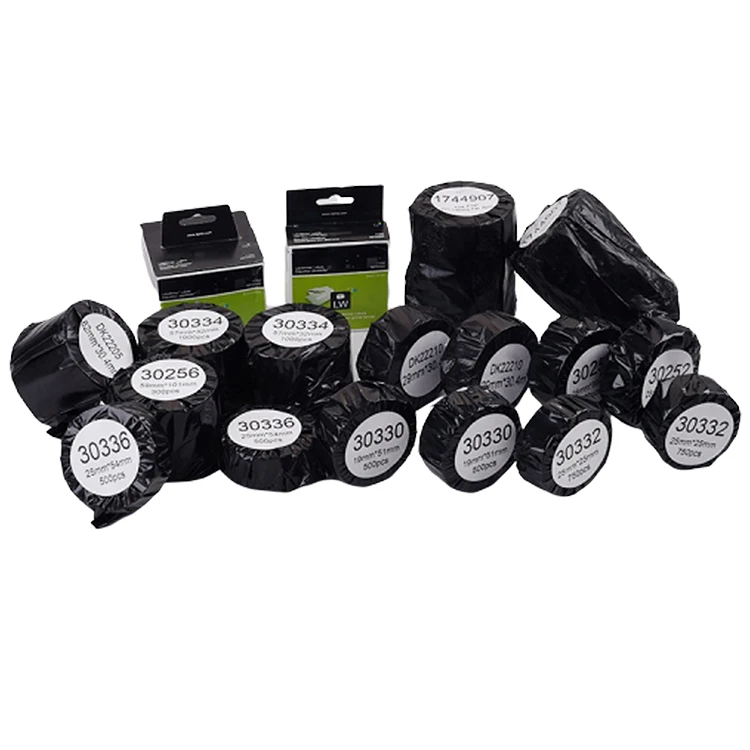 OLANTAI 1-1/8' x 3-1/2' 28mm x89mm dymo 30252 compatible labels thermal paper roll for dymo label machine