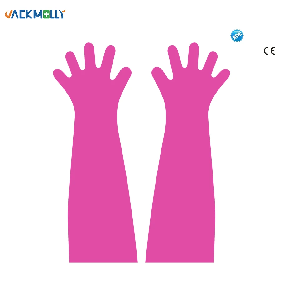 Disposable plastic examination gloves Vet Disposable for cattle artificial insemination equipment