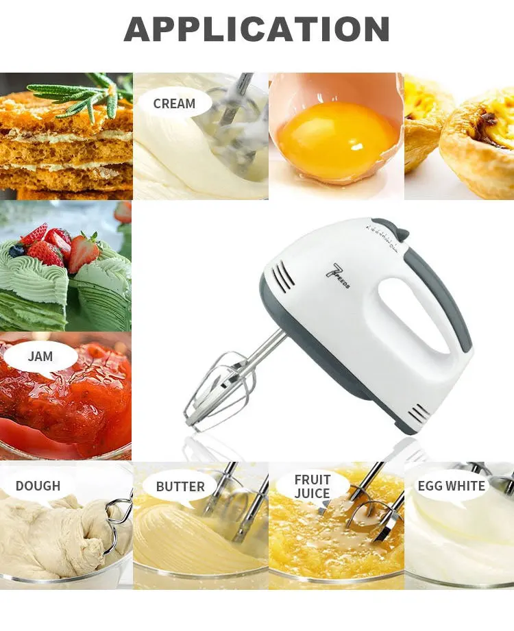 Egg Beater CHEAP Price 120W 7 Speed Kitchen Machine Electric Food Mixers Mini  Hand Held Mixer