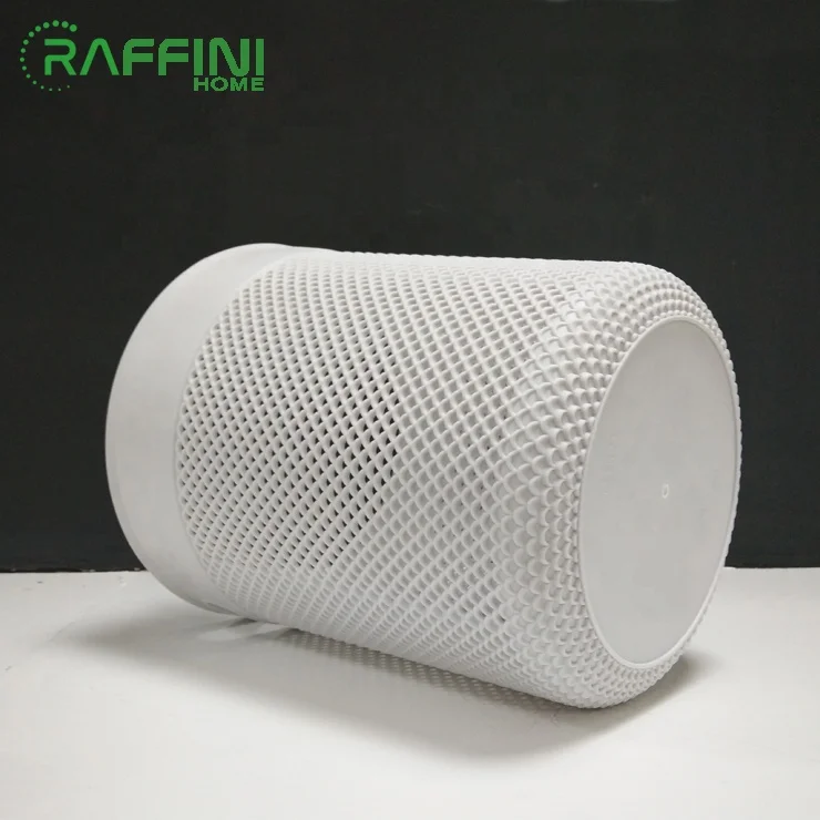 
Customized Storage Baskets Home High Quality Office Organizer Black Trash Paper Basket Organizer PP Rubbish Bin Plastic 