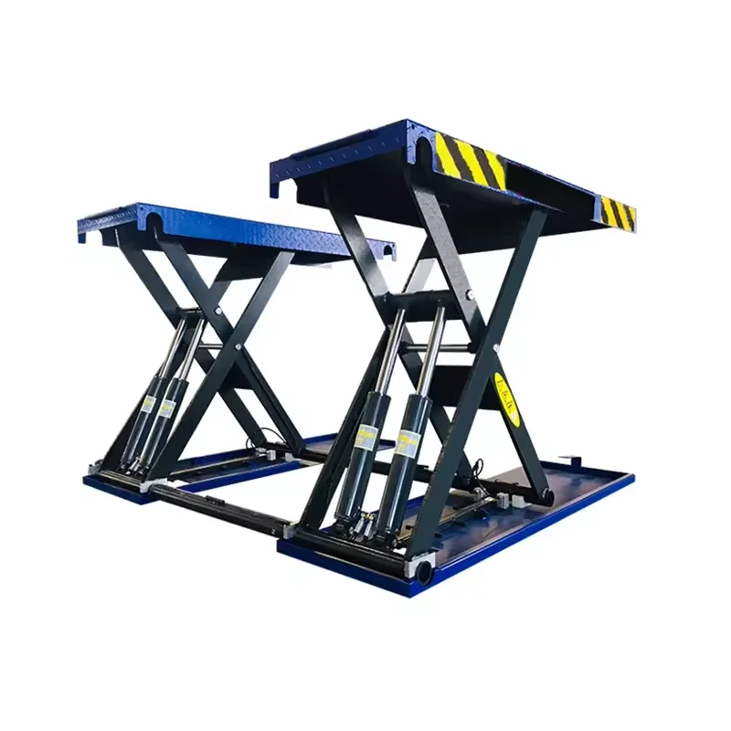1.2m 4000kg Movable Mid-position scissor lift scissors vehicle elevator