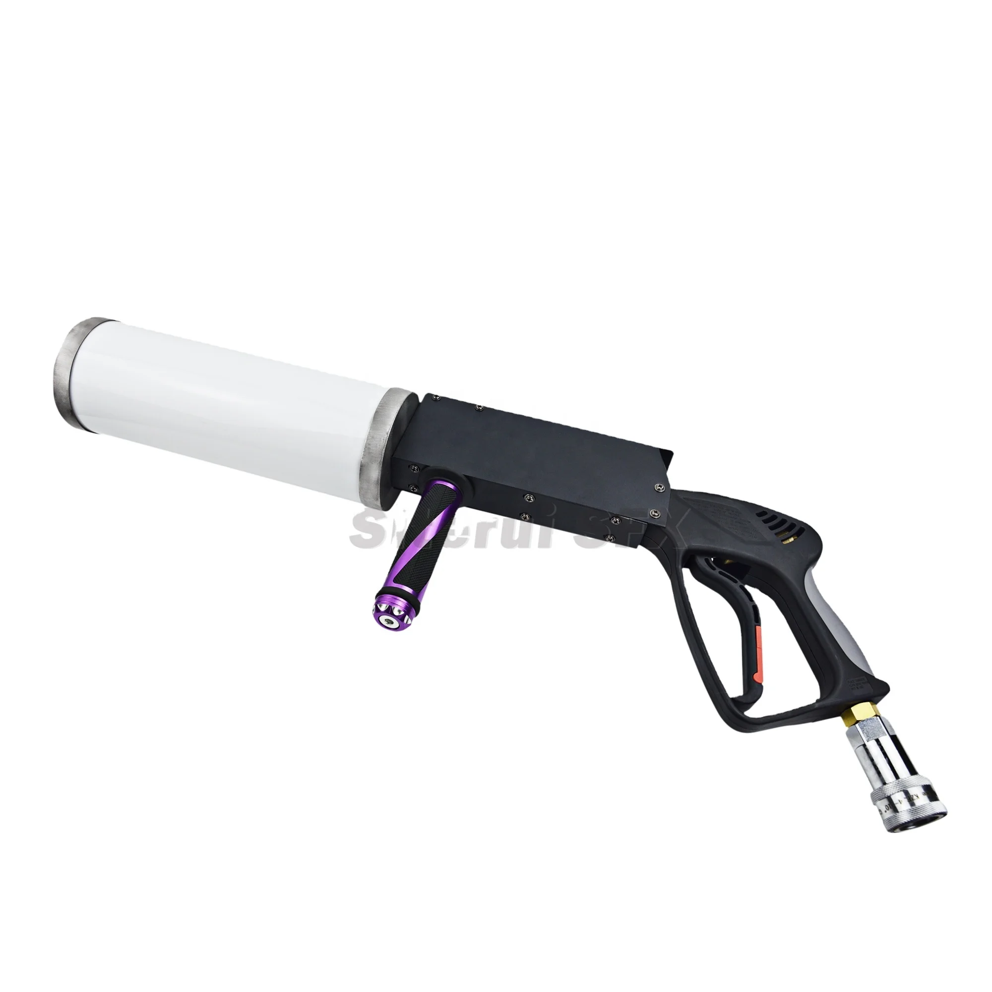 SITERUI SFX LED CO2  Pistol with 3 meter Hoses hand-held 20W stage effect DJ led Co2 Gun Cannon spray 6-7m