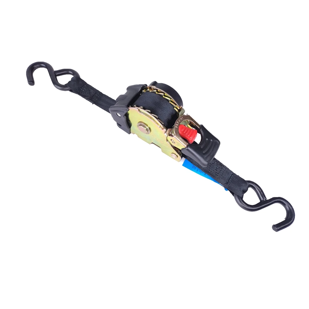High quality cargo lashing strap retractable ratchet tie down automatic retractable ratchet tie-down strap cargo lashing belt