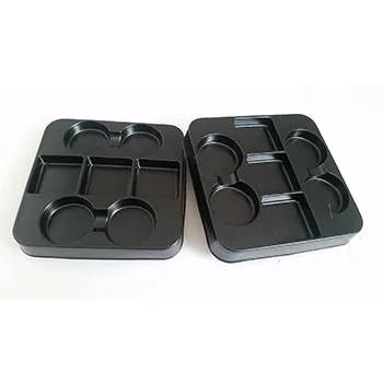 
Hot selling PET plastic chocolate trays with divider 