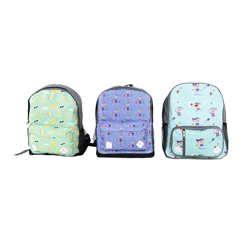 ISO BSCI LVMH eco friendly customized kids school bags for boys girls oem printed school bag backpack school bags girls