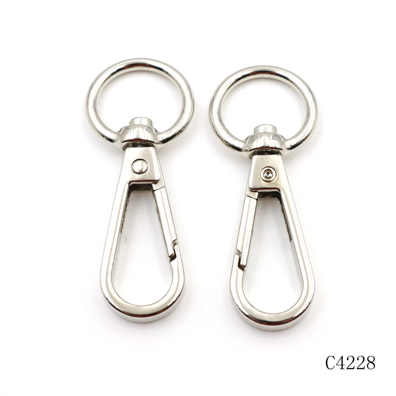wholesale swivel snap hook dog swivel snap hook gun metal nickel metal snap hooks