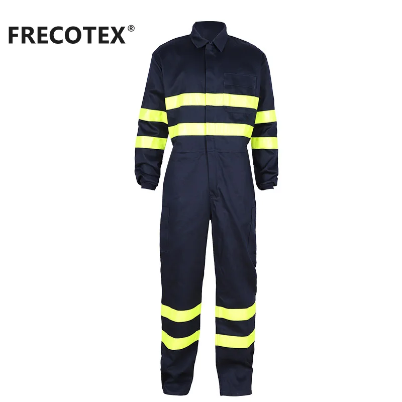 
Конструкция FRECOTEX огнестойкая рабочая одежда Fr готовый антистатический защитный комбинезон для нефти и газа с отражателем  (62172312550)