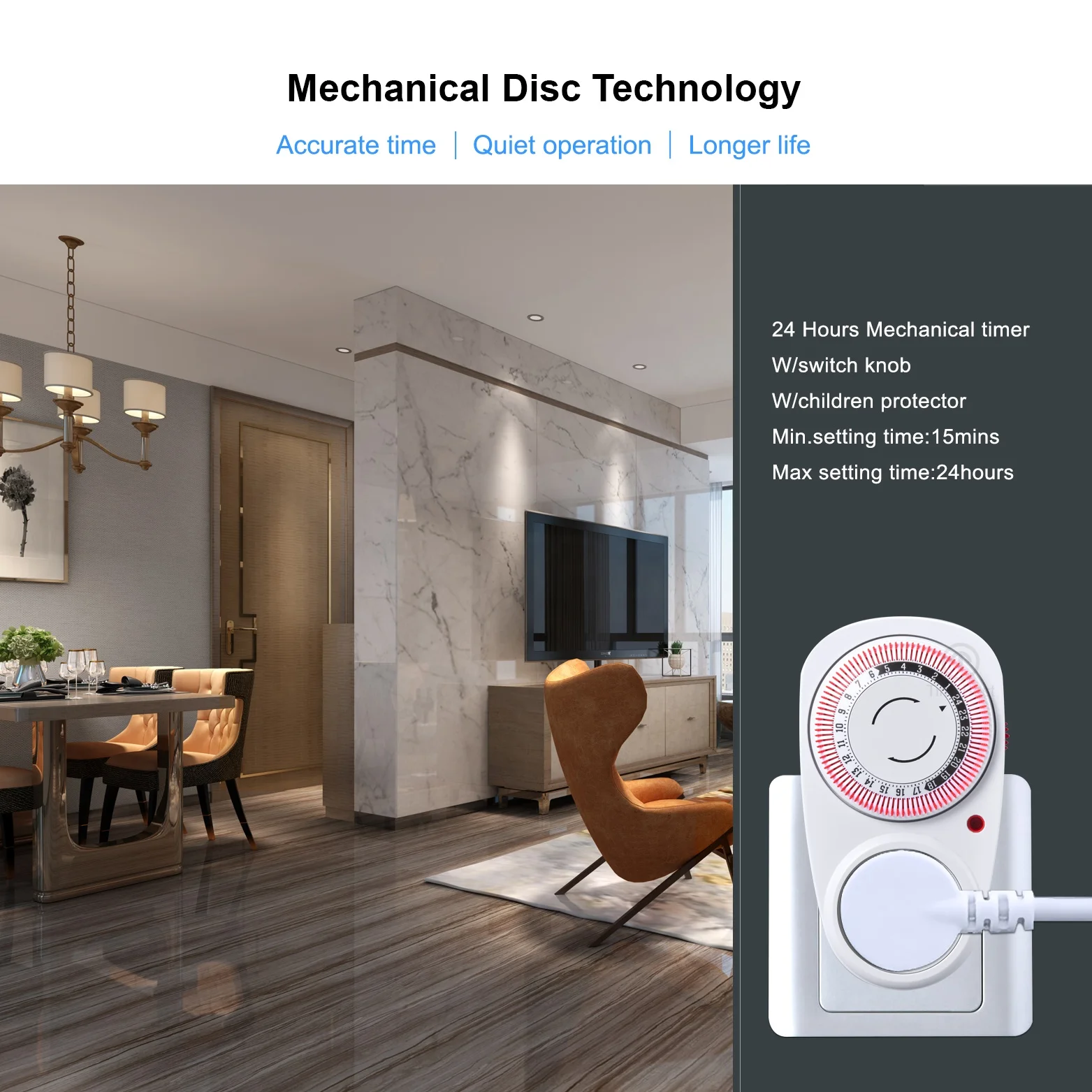 Top Quality Controlled Energy Saving Outdoor Washing Machine Mechanical Timer