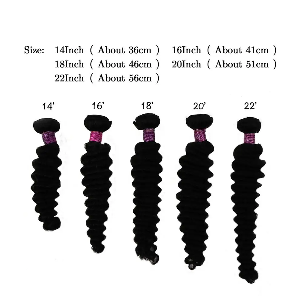 
Neitsi Deep Wave Brazilian Hair Bundles,Brazilian Human Hair Weave Bundle,Raw Virgin Brazilian Cuticle Aligned Hair 