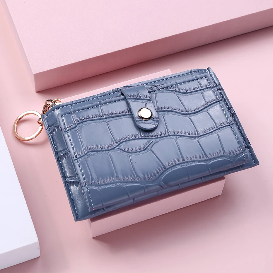 OEM/ ODM 2025 Новый Модный женский кошелек короткий держатель для карт маленький женский кошелек брелок Женский мини-клатч тонкий кошелек