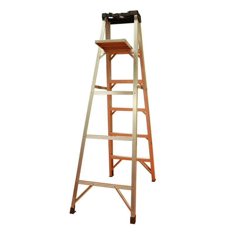 250 lb max load aluminum platform step ladder price
