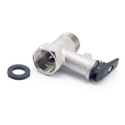 Factory Brass Exhaust Valve Decompression Miniature Spring Exhaust Relief Pressure Valve One-Way Electric Water Heater Ball Safe