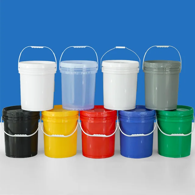 Wholesale 200ML-25L Square Plastic Buckets With Handle