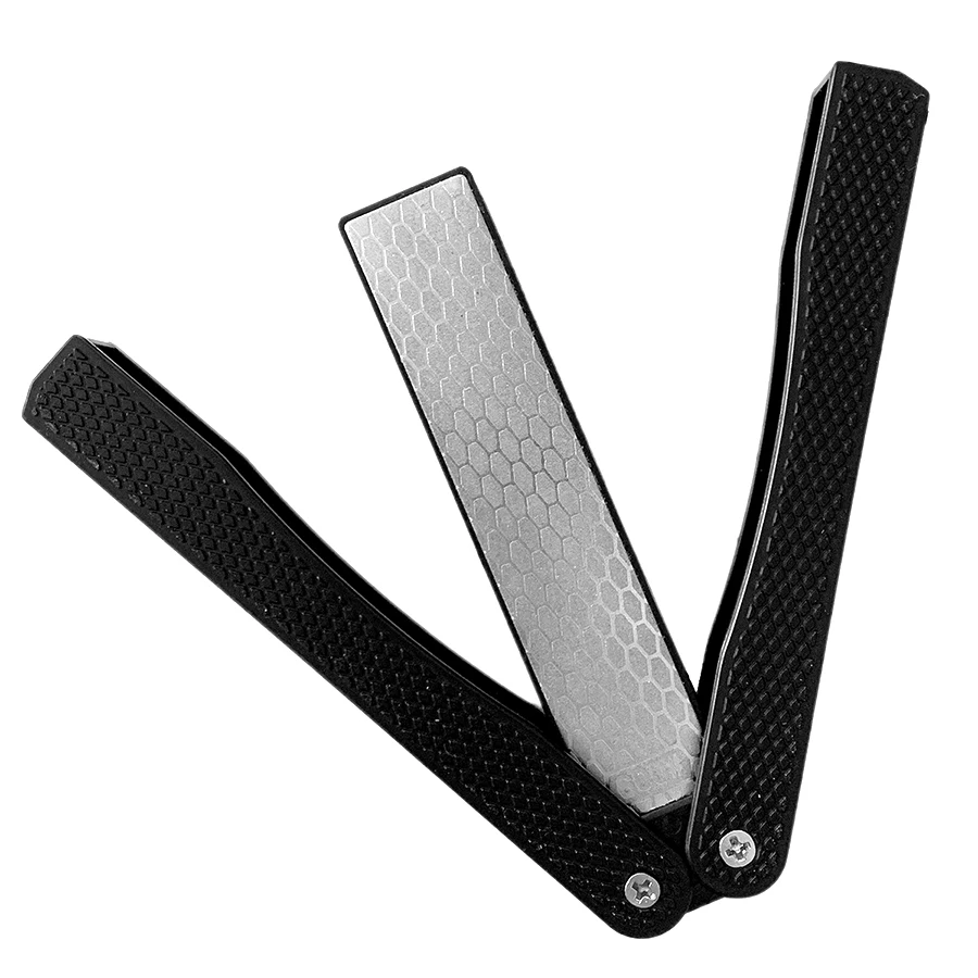 XUNDA pocket knife sharpening tools folding diamond knife sharpener for kitchen