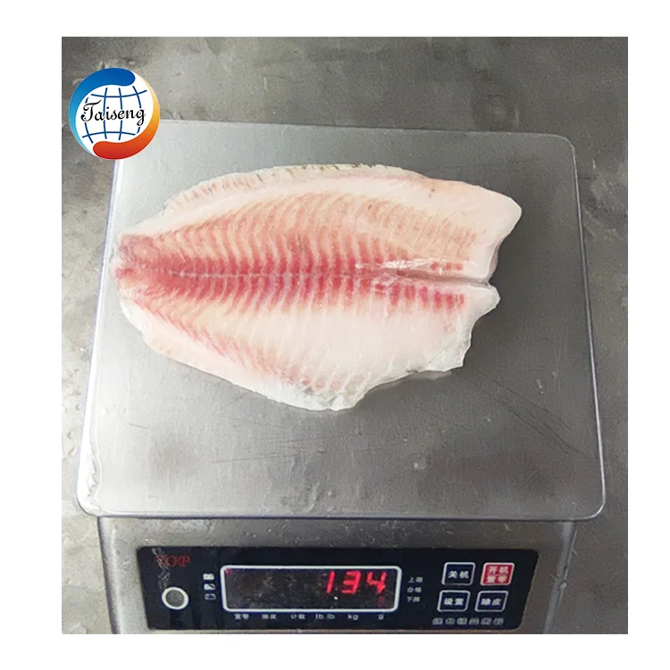 HACCP одобрено замороженное IQF оптом филе тилапии в виде рыбы без кожицы и костей