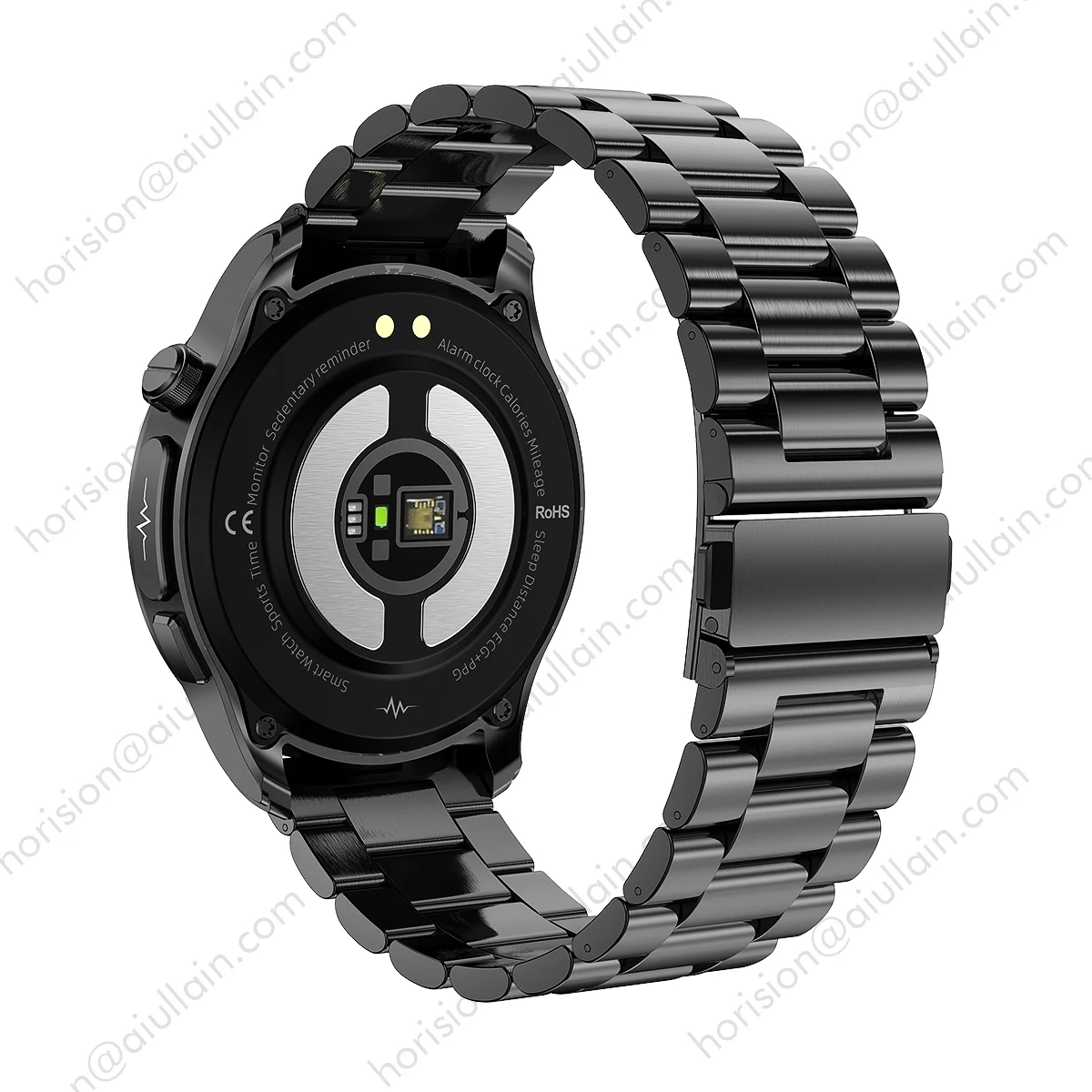 Aiullain E420 Smart HRV health watch HD large screen, ECG real-time ECG analysis ECG band monitoring non-invasive blood sugar