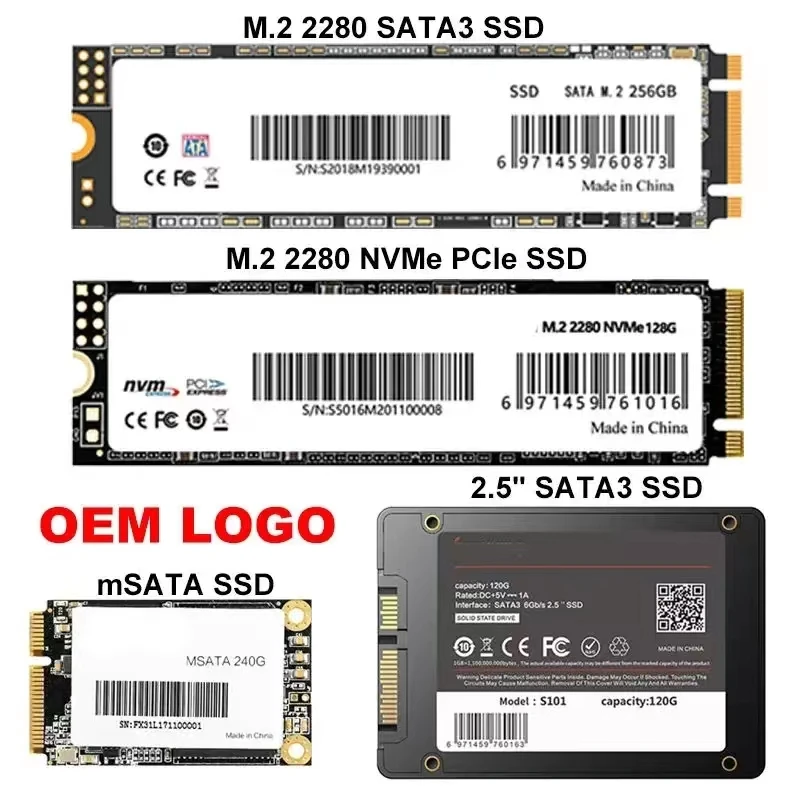 High Speed Internal 2.5 inch SSD SATA 3.0 120GB 240GB 480GB 1TB HDD Hard Drive Real Capacity Hard Disk For Laptop Computer