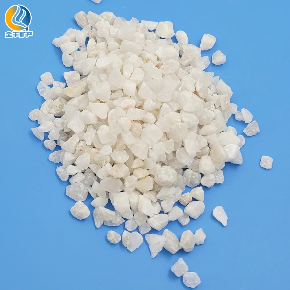 Snow white 40- 80 mesh natural silica sand for sale