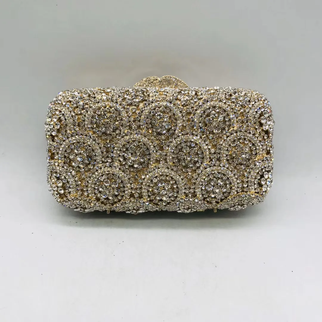 red Factory sale 2020 NEW shiny purse rhinestone evening bag crystal clutch for women