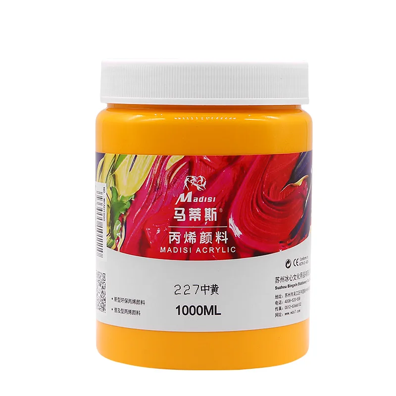 Acrylic Paint Waterproof Strong Coverage Artist Non-toxic 1000ml Custom Acrylic Paint Professional