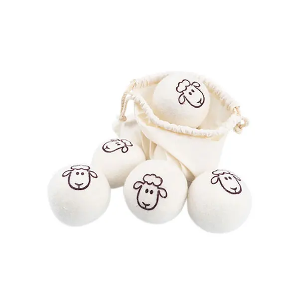 Environmental friendly natural organic drying felt ball  7cm