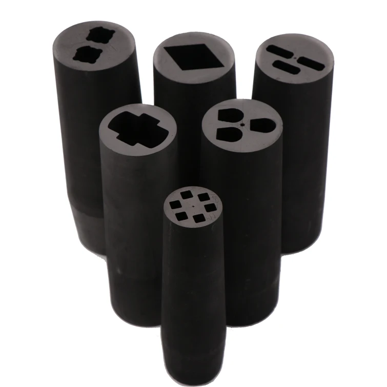 Customized graphite die foundry mold for brass bars, rods, tubes continuous casting process