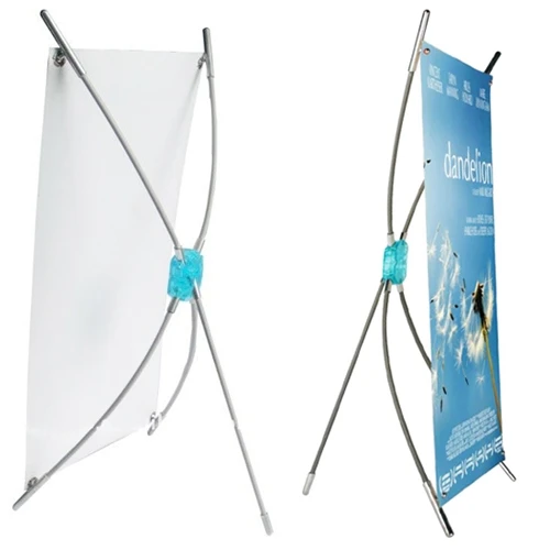 Mini Tabletop X  Banner Stand Plastic Frame - China X Banner Stand and Tabletop Banner Stand